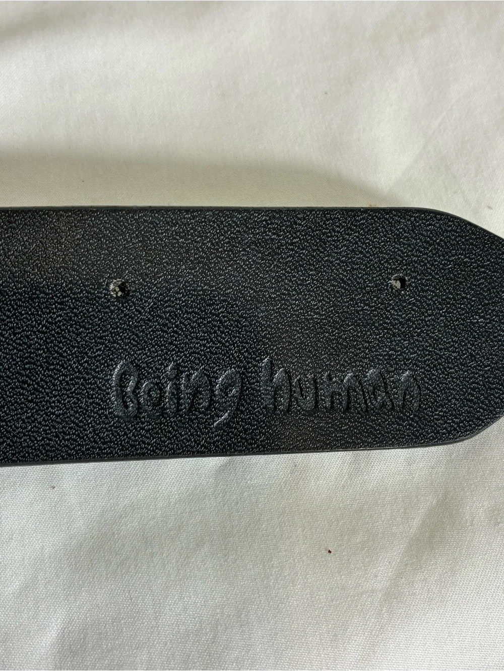 Plus size Being Human Womens belt Sz 2XL leather heart engraved buckle